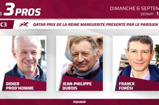 3 pros analysent leurs chances dans le Quinté+ de ce dimanche 6 septembre à ParisLongchamp