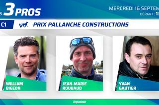 3 pros analysent leurs chances dans le Quinté+ de ce mercredi 16 septembre à Feurs