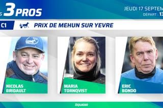 3 pros analysent leurs chances dans le Quinté+ de ce jeudi 17 septembre à Paris-Vincennes