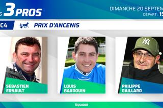 3 pros analysent leurs chances dans le Quinté+ de ce dimanche 20 septembre à Vincennes