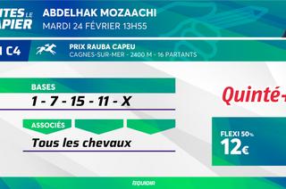 Faites le papier du Quinté+ de ce mardi 24 février