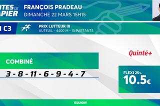 Faites le papier du Quinté+ de ce dimanche 22 mars