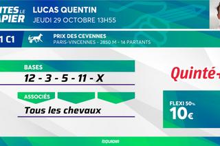 Faites le papier du Quinté+ de ce jeudi 29 octobre