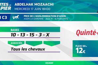 Faites le papier du Quinté+ de ce mercredi 17 juin