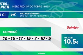 Faites le papier du Quinté+ de ce mercredi 7 octobre