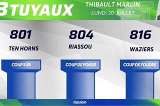 Les 3&nbsp;tuyaux du Quinté+ du lundi 20 juillet à Vichy