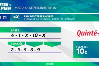 Faites le papier du Quinté+ de ce mardi 1er septembre