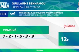 Faites le papier du Quinté+ de ce lundi 6 juillet