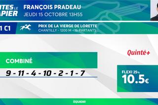 Faites le papier du Quinté+ de ce jeudi 15 octobre