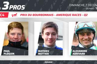 3 pros analysent leurs chances dans le Quinté+ de ce dimanche 7 décembre à Vincennes