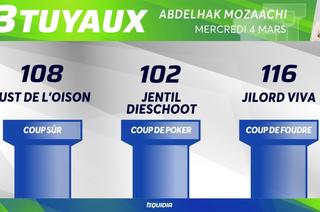 Les 3&nbsp;tuyaux du Quinté+ du mercredi 4 mars à Amiens (1ère étape du GNT)