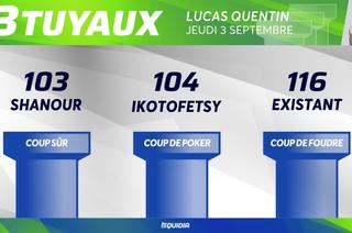 Les 3 tuyaux du Quinté+ de ce jeudi 3 septembre à ParisLongchamp