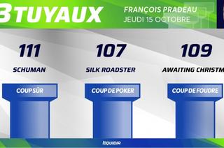 Les 3 tuyaux du Quinté+ du jeudi 15 octobre à Chantilly