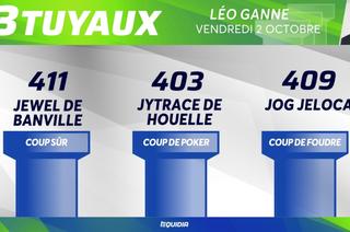 Les 3 tuyaux du Quinté+ du vendredi 2 octobre