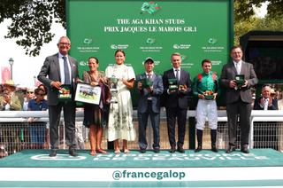 Dimanche à Deauville - The Aga Khan Studs Prix Jacques le Marois : "C’est merveilleux de gagner cette course pour cette casaque"