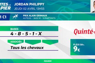 Faites le papier du Quinté+ de ce jeudi 2 avril